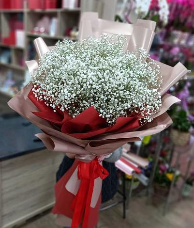 Букет цветов из: Гипсофила в Григорово
